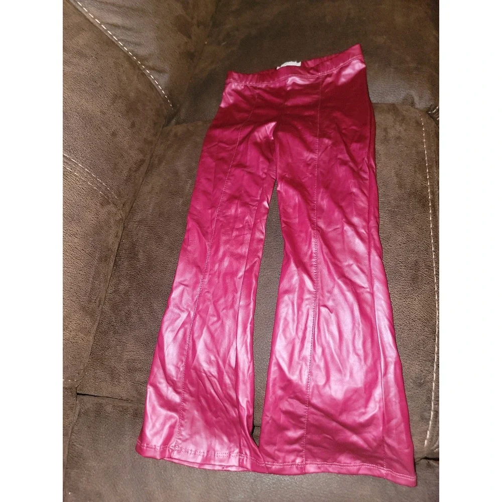 Btween pink heart top and maroon pants size‎ 7 outfit